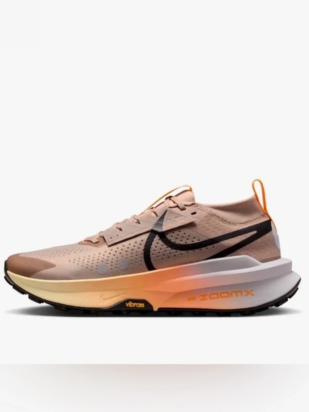 Nike ZoomX 🔥 Zegama Trail 2 Malt Alabaster Black Trail Running FD5190-200 - Picture 10 of 11